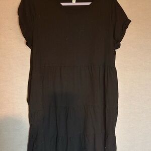 Time and Tru Elegant Black Dress